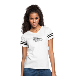 Women’s Vintage Sport T-Shirt (Light Colors) - white/black