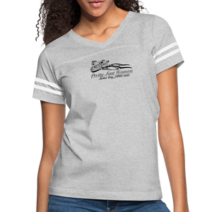 Women’s Vintage Sport T-Shirt (Light Colors) - heather gray/white