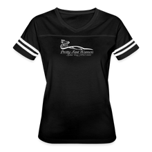 Load image into Gallery viewer, Women’s Vintage Sport T-Shirt (Dark Colors - black/white
