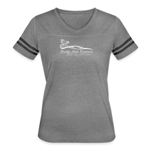 Load image into Gallery viewer, Women’s Vintage Sport T-Shirt (Dark Colors - heather gray/charcoal