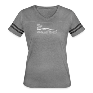Women’s Vintage Sport T-Shirt (Dark Colors - heather gray/charcoal