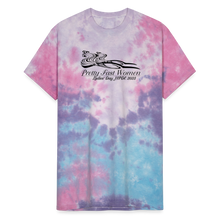 Load image into Gallery viewer, Pretty. Fast. Women 2023 UNISEX  Tie Dye T-Shirt - cotton candy
