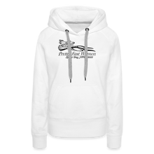 Load image into Gallery viewer, Pretty. Fast. Women. 2023 Women’s Premium Hoodie (Light Colors) - white