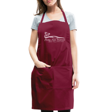 Load image into Gallery viewer, Pretty. Fast. Women. 2023 Adjustable Apron (Dark Colors) - burgundy