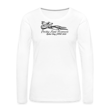 Load image into Gallery viewer, Pretty. Fast. Women. 2023 Long Sleeve Shirt (Light Colors) - white