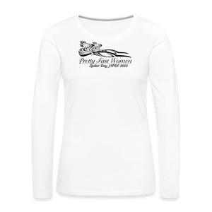 Pretty. Fast. Women. 2023 Long Sleeve Shirt (Light Colors) - white