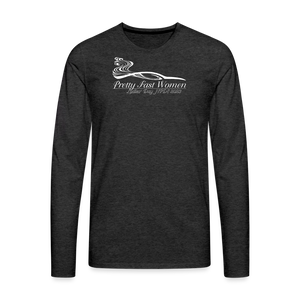 Pretty. Fast. Women. 2023 Long Sleeve MEN'S Shirt (Dark Colors) - charcoal grey