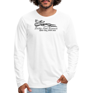 Pretty. Fast. Women. 2023 Long Sleeve MEN'S Shirt (Light Colors) - white