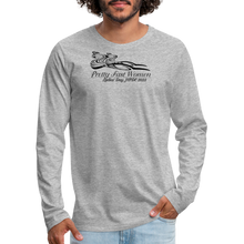 Load image into Gallery viewer, Pretty. Fast. Women. 2023 Long Sleeve MEN&#39;S Shirt (Light Colors) - heather gray