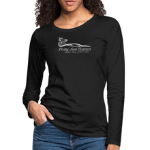 Load image into Gallery viewer, Pretty. Fast. Women. 2023 Long Sleeve Shirt (Dark Colors) - black