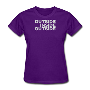 Outside Inside Outside by Gearheart Shirts - purple