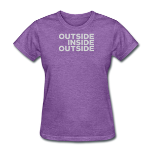 Outside Inside Outside by Gearheart Shirts - purple heather