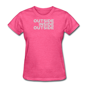 Outside Inside Outside by Gearheart Shirts - heather pink