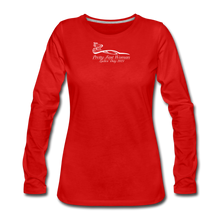 Load image into Gallery viewer, Pretty Fast Woman Dark Colors Long Sleeve Shirts - red