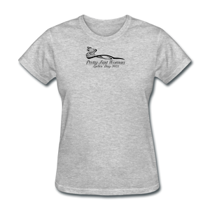Pretty Fast Woman Light Color T-Shirts - heather gray