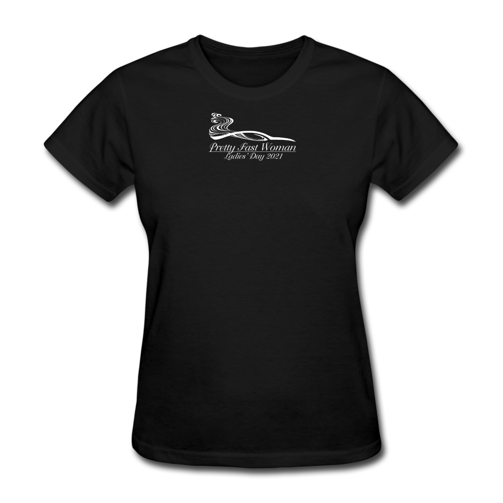 Pretty Fast Woman Dark T- Shirts - black