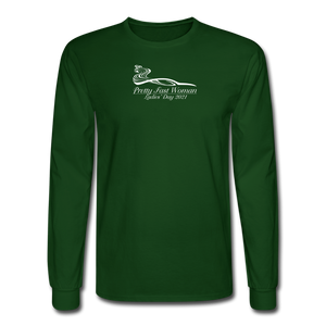Pretty Fast Woman Unisex Dark Colors Long Sleeve Shirts - forest green