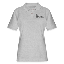 Load image into Gallery viewer, Pretty. Fast. Women. 2022 Polo Shirt (Light Colors) - heather gray