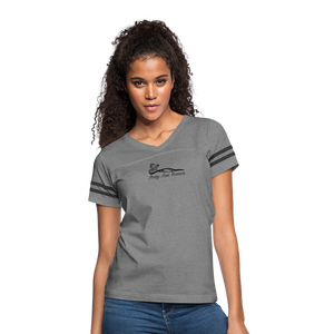 Pretty. Fast. Women. 2022 Vintage Tee (Light Colors) - heather gray/charcoal