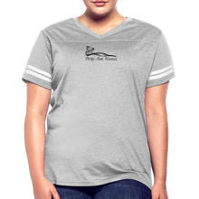 Load image into Gallery viewer, Pretty. Fast. Women. 2022 Vintage Tee (Light Colors) - heather gray/white