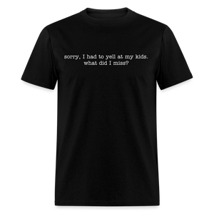What did I miss? - black
