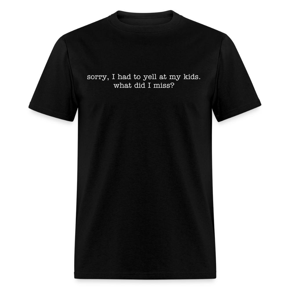 What did I miss? - black