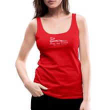 Load image into Gallery viewer, Pretty. Fast. Women. 2022 Tank Top (Dark Colors) - red