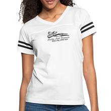 Load image into Gallery viewer, Women’s Vintage Sport T-Shirt (Light Colors) - white/black