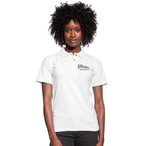 Pretty. Fast. Women 2023 Pique Polo Shirt (Light Colors) - white