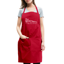 Load image into Gallery viewer, Pretty. Fast. Women. 2023 Adjustable Apron (Dark Colors) - red
