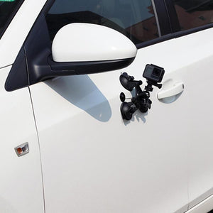 MountDog TRIPLE Suction Cup Mount for Action Cams