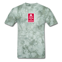 Load image into Gallery viewer, Keep Calm and NEON - military green tie dye
