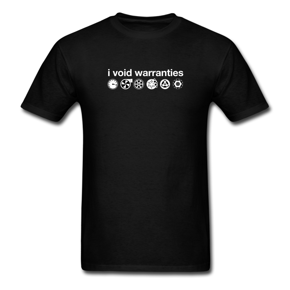 I Void Warranties by Gearheart Shirts - black