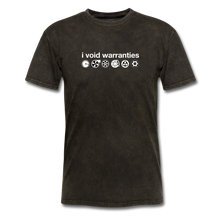 Load image into Gallery viewer, I Void Warranties by Gearheart Shirts - mineral black