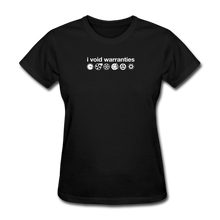 Load image into Gallery viewer, I Void Warranties by Gearheart Shirts - black