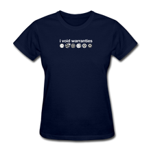 Load image into Gallery viewer, I Void Warranties by Gearheart Shirts - navy