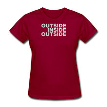 Load image into Gallery viewer, Outside Inside Outside by Gearheart Shirts - dark red