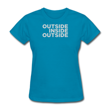 Load image into Gallery viewer, Outside Inside Outside by Gearheart Shirts - turquoise