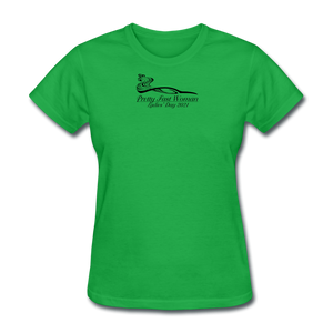 Pretty Fast Woman Light Color T-Shirts - bright green
