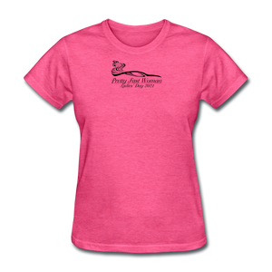 Pretty Fast Woman Light Color T-Shirts - heather pink
