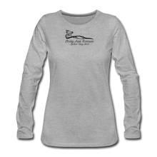 Load image into Gallery viewer, Pretty Fast Woman Light Color Long Sleeve Shirts - heather gray