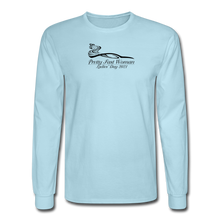 Load image into Gallery viewer, Pretty Fast Woman Unisex Light Colors Long Sleeve Shirts - powder blue