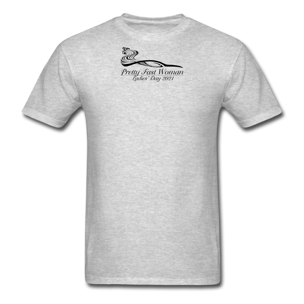Pretty Fast Woman Unisex Light Colors T-Shirts - heather gray