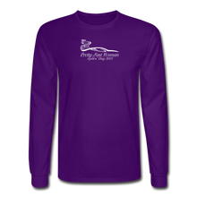Load image into Gallery viewer, Pretty Fast Woman Unisex Dark Colors Long Sleeve Shirts - purple