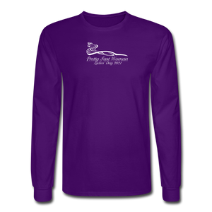 Pretty Fast Woman Unisex Dark Colors Long Sleeve Shirts - purple