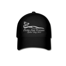 Load image into Gallery viewer, Pretty Fast Woman Flexi Fit Baseball Cap - black