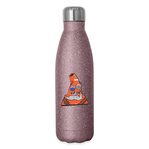 Kirby the Insulated Stainless Steel Water Bottle - pink glitter
