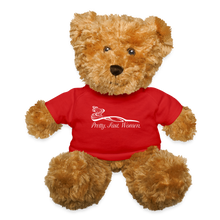 Load image into Gallery viewer, Pretty. Fast. Women. 2022 Teddy Bear - red