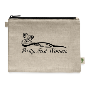 Pretty. Fast. Women. 2022 Carry All Pouch - natural