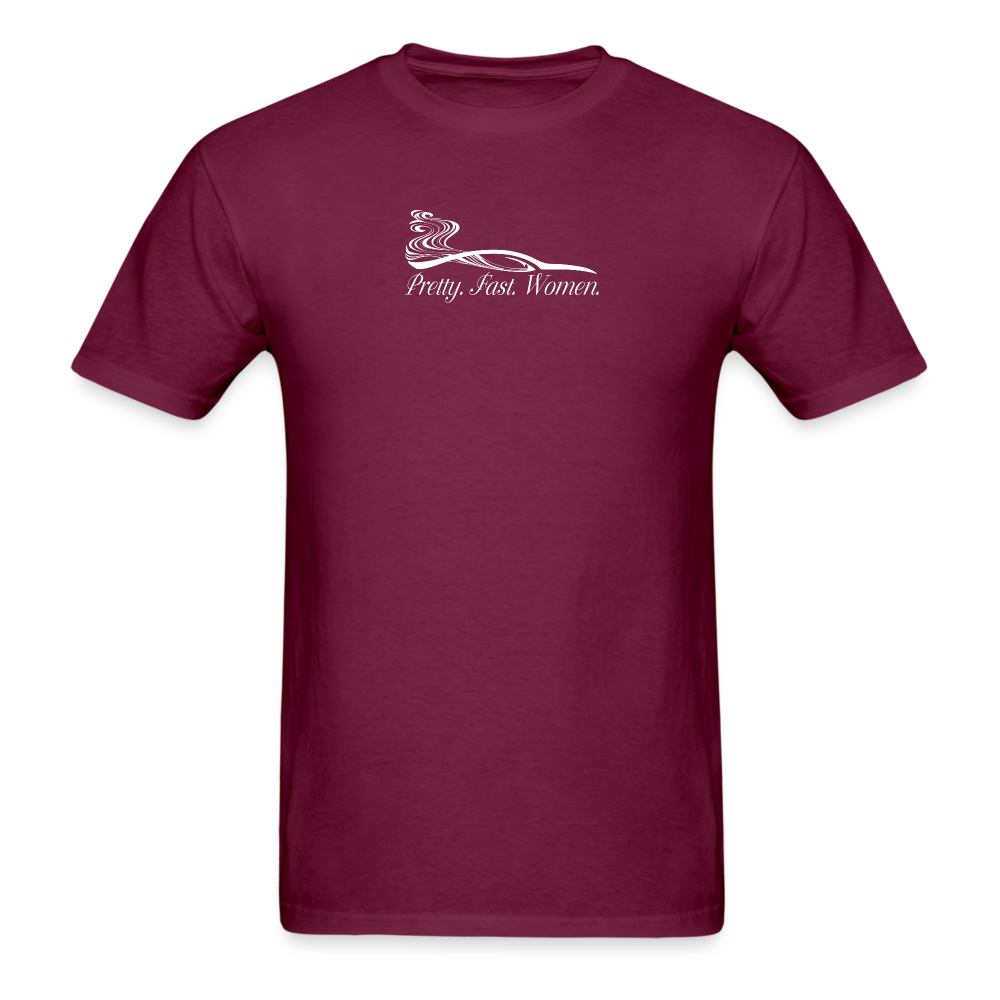 Pretty. Fast. Women. 2022 UNISEX T-Shirt (Dark Colors) - burgundy